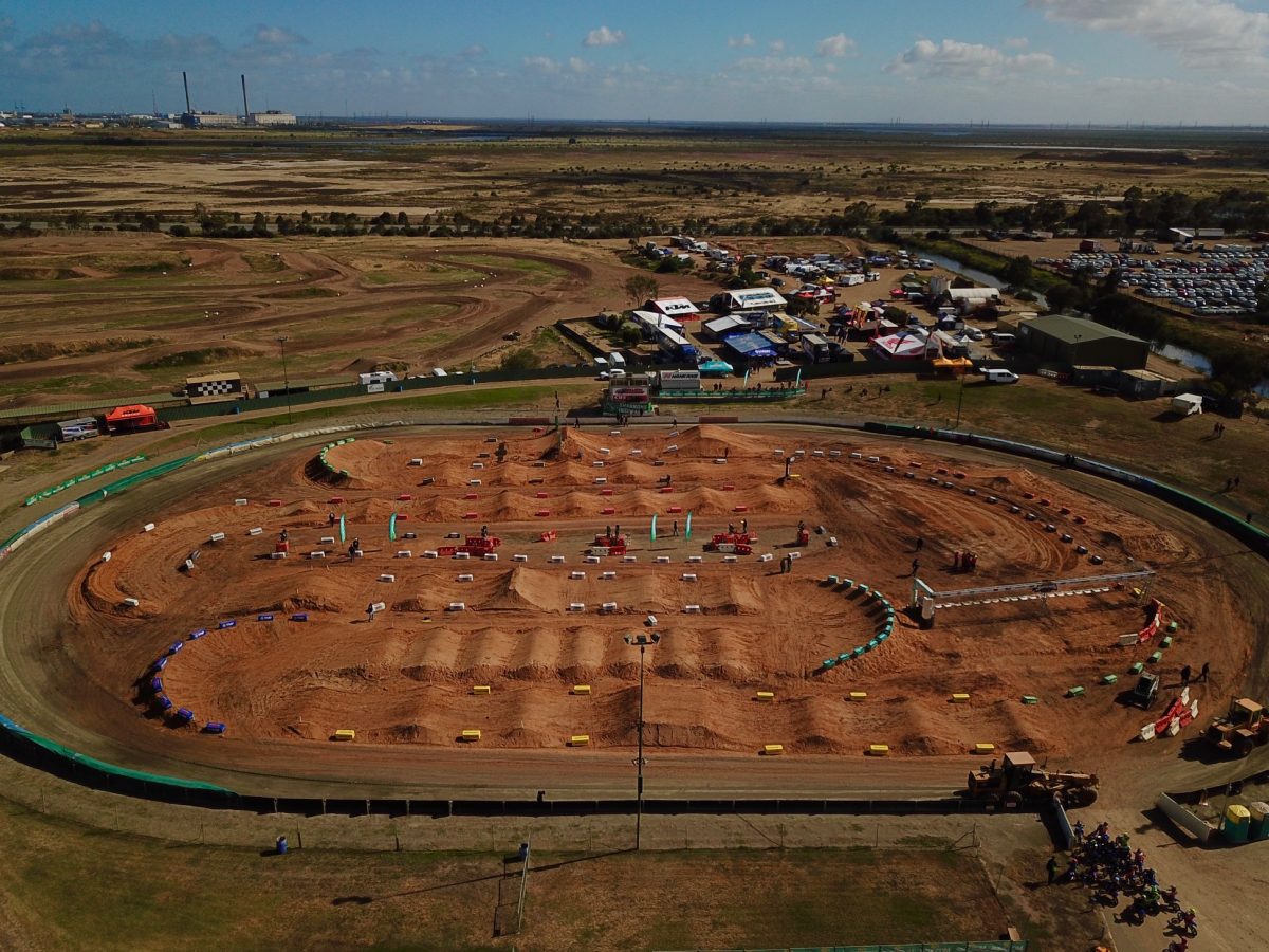 Gillman Speedway Aerial